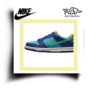 Nike Dunk Low รองเท้าผ้าใบหุ้มข้อไม่ลื่นและทนทานต่อการสึกหรอ