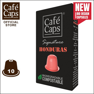 Cafecaps NES HON 10 - แคปซูลกาแฟ Signature Honduras (1กล่อง X 10 แคปซูล)- แคปซูลกาแฟใช้ได้กับเครื่อง Nespresso เท่านั้น