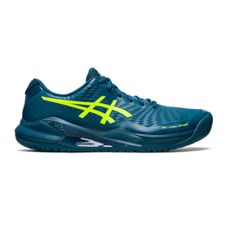 Asics รองเท้าเทนนิสผู้ชาย Gel-Challenger 14 | Restful Teal/Safety Yellow ( 1041A405-400 )