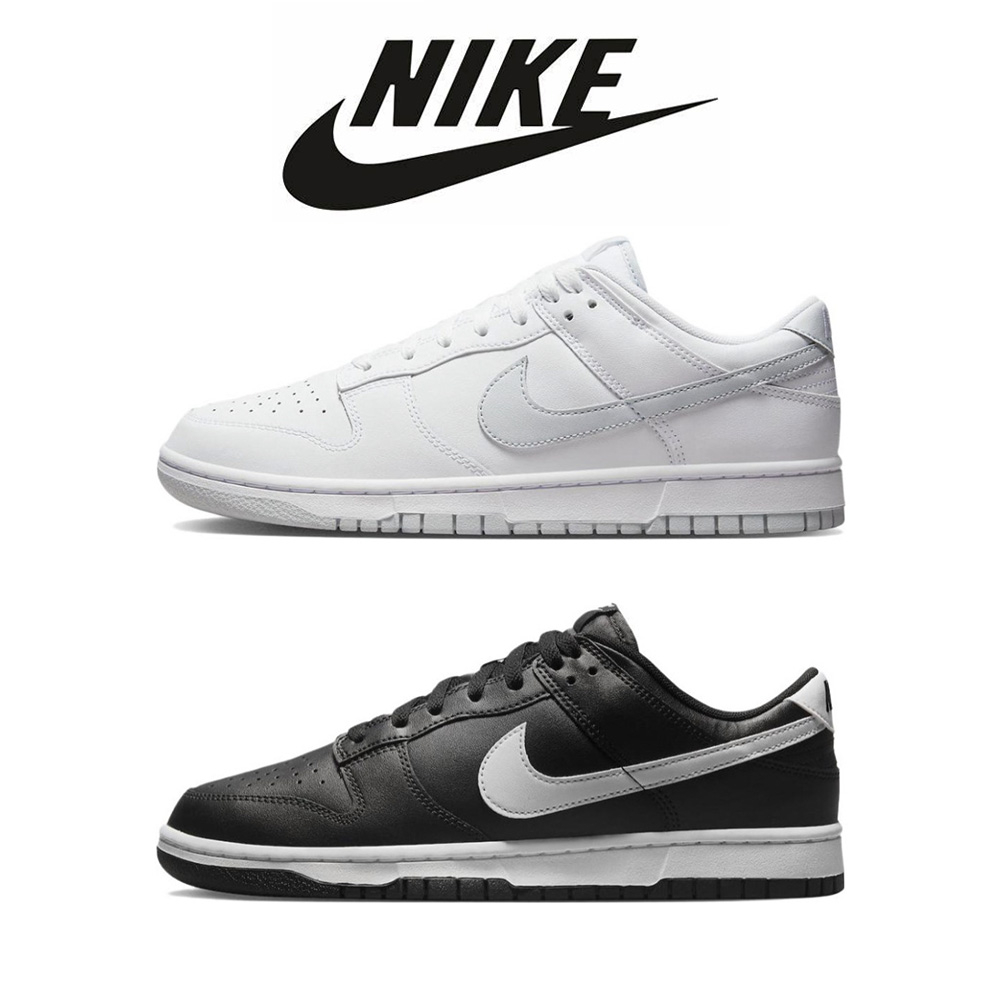 nike-dunk-low-pure-platinum-แก๊งต่ำวินเทจเทรนด์กันลื่นสวมรองเท้าน้ำหนักเบารองเท้าลำลองสำหรับผู้ชายและผู้หญิง