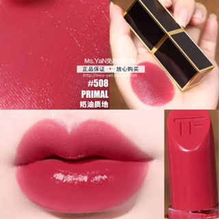 พร้อมส่ง !! ลิปสติกทอมฟอดสีน่ารักและหายาก ขนาดจริงป้างคิง TOM FORD LIP COLOR MATTE #508 PRIMAL