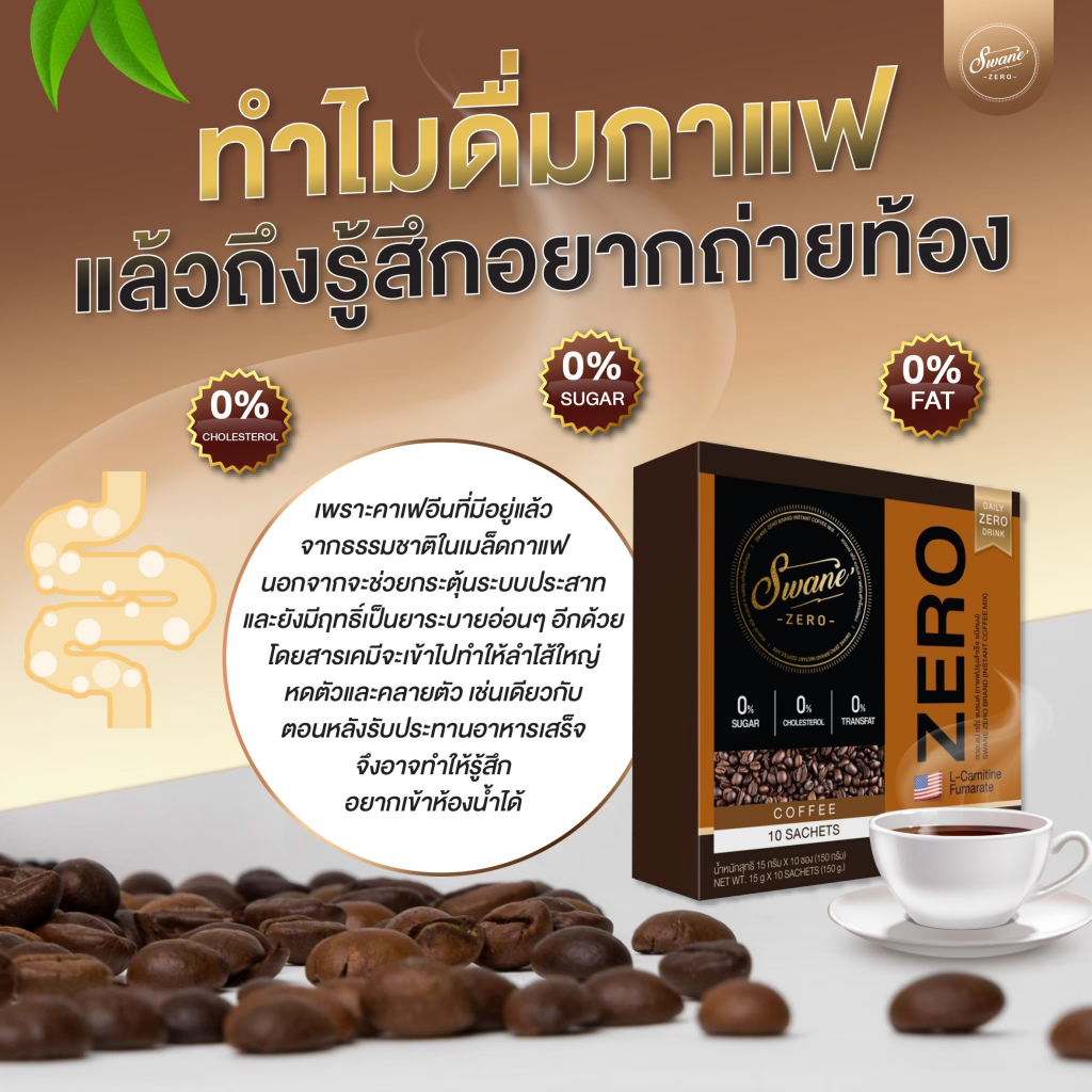 กาแฟสวอนเน่รสชาติที่ลงตัวและลูกค้าถามหามากที่สุด