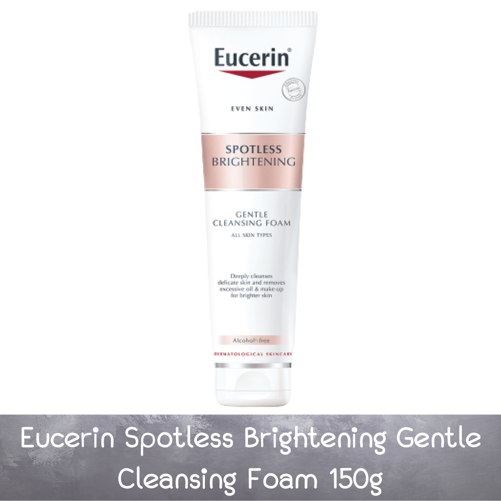 eucerin-spotless-brightening-gentle-cleansing-foam-150g-ยูเซอริน-สปอตเลส-ไบรท์เทนนิ่ง-เจลเทิล-คลีนซิ่ง-โฟม-150กรัม