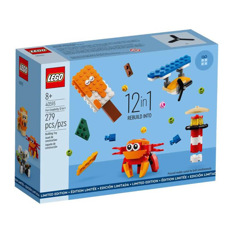 lego-40593-fun-creativity-12-in-1-เลโก้ใหม่-ของแท้-กล่องสวย-พร้อมส่ง