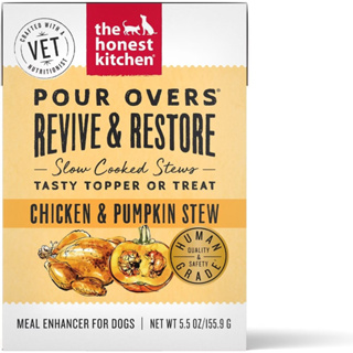อาหารเปียกสุนัข The Honest Kitchen สูตร Pour Overs Revive &amp; Restore Chicken &amp; Pumpkin Stew ขนาด 155.9 g