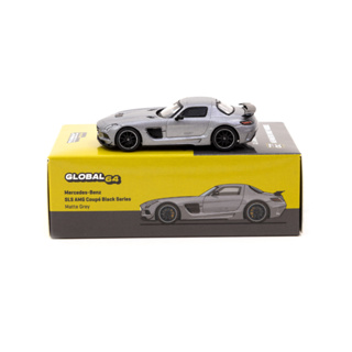 Tarmac Works 1/64 Mercedes-Benz SLS AMG Coupé Black Series - Matte Grey - TWOC Members Only Model - GLOBAL64