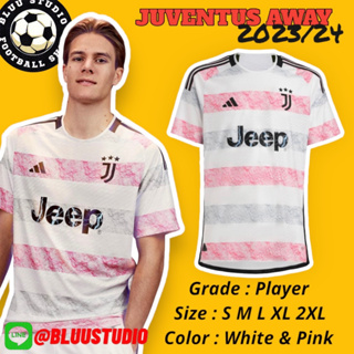 bluu⚽พร้อมส่งจากไทย🇹🇭 เสื้อบอล ยูเวนตุส เยือน ปี 2023/24 เกรดนักเตะ(Player) Juventus Away Jersey 2023/24❌ไม่ใช่เกรดตลาด❌