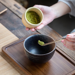 อุปกรณ์ชงชา แบบไม้ไผ่ สำหรับชงชา เขียวแปรงไม้ไผ่ญี่ปุ่น แปรงชาเขียว ช้อนมัทฉะ แปรงมัทฉะ