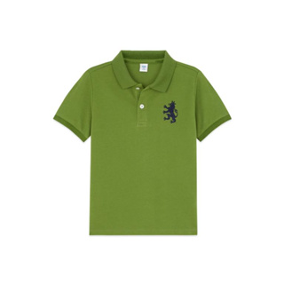 AIIZ (เอ ทู แซด) - เสื้อโปโลเด็กผู้ชายผ้าปิเก้ ปักสิงห์nBoys Big Lion Pique Polo Shirts