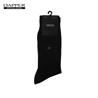 DAPPER X CARSON ถุงเท้า Nylon มีลายปัก สีเทาเข้ม (SOKA1/023)
