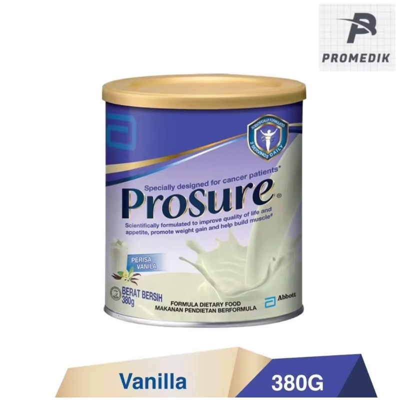 Prosure โปรชัวร์ กลิ่นวนิลา ชนิดผง 380 g (สินค้าผลิตจากมาเลเซีย ...
