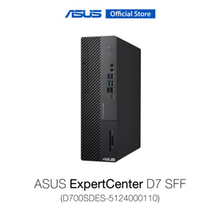 ASUS ExpertCenter D7 SFF (D700SDES-5124000110) Desktop PC, Intel Core i5-12400, 8GB DDR4 U-DIMM, 256GB M.2 NVMe PCIe 3.0 SSD, DOS