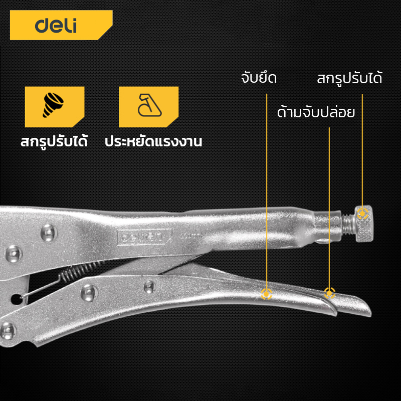 199ง-ปากคีมกาง-ประแจล็อก-10นิ้ว-สำหรับจับน๊อต-จับโลหะ-ไม่ให้หมุน-ใช้ในโรงงาน-งานซ่อมบำรุง-alizgirlmart