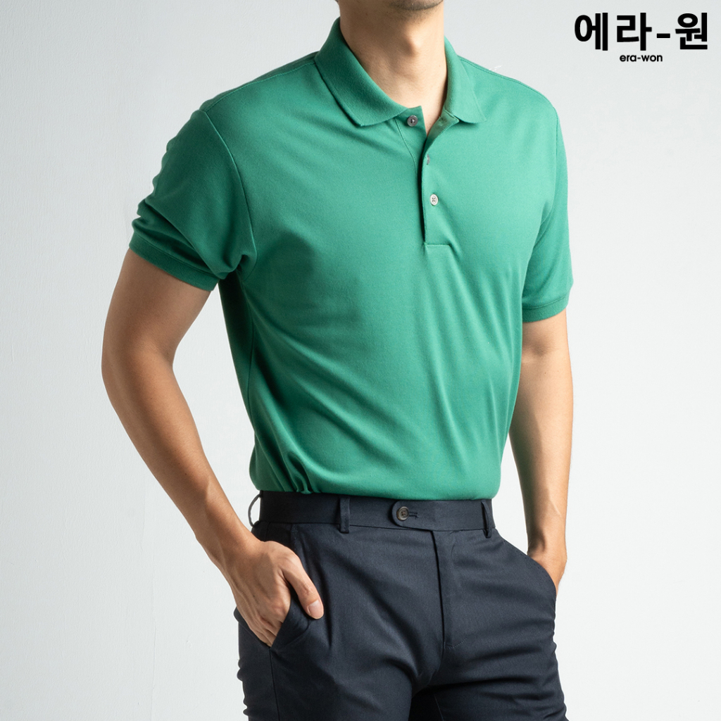 era-won-เสื้อโปโล-แขนสั้น-ทรงสลิม-polo-shirt-สี-green