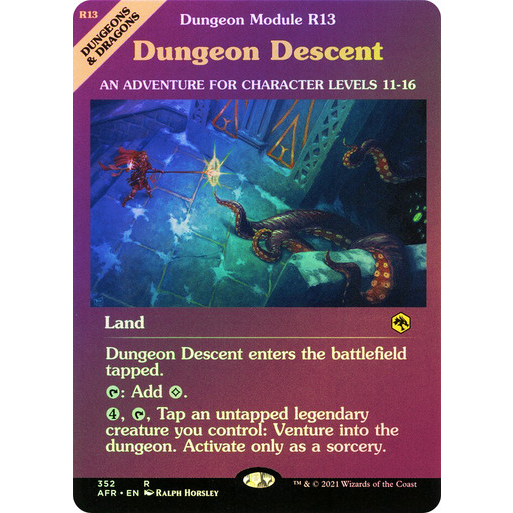 [MTG] Dungeon Descent (Showcase) [AFR] [LAND] [RARE] [FOIL] [ENG ...