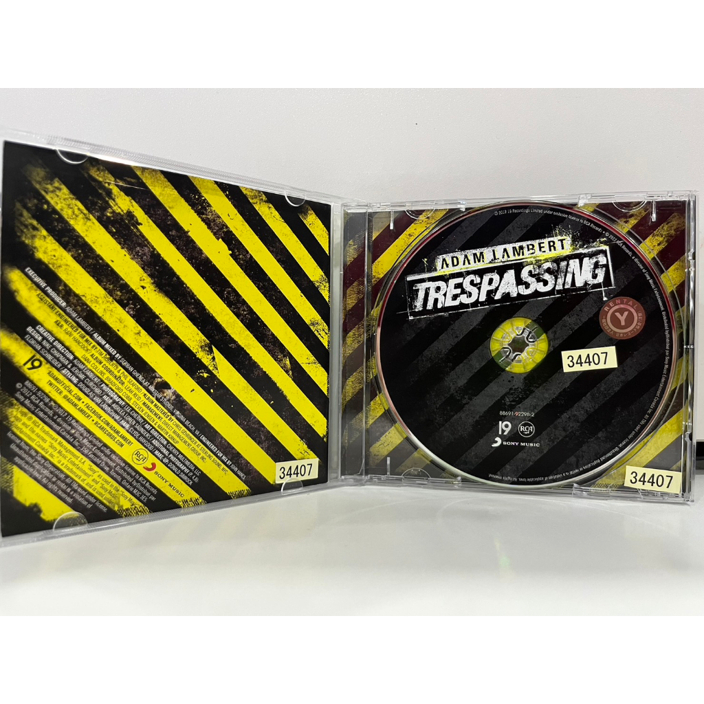 1-cd-music-ซีดีเพลงสากล-adam-lambert-trespassing-a16g32