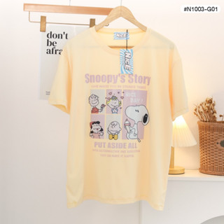 เสื้อยืดโอเวอร์ไซส์-ลายSNOOPYพร้อมส่งค่ะ🤍