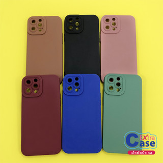 ไอโฟน 6 6+ 7 7+ XR XS Max 11 11 Pro เคสมือถือนิ่ม TPU กันเลนส์กล้องนูนสีพื้น