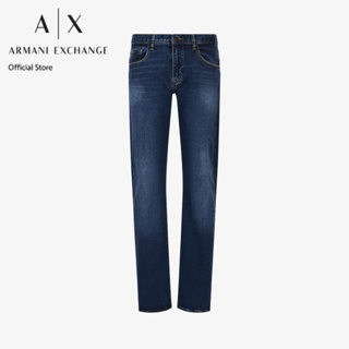AX Armani Exchange กางเกงยีนส์ผู้ชาย รุ่น AX3RZJ13Z1XXZ1500 - สีน้ำเงิน