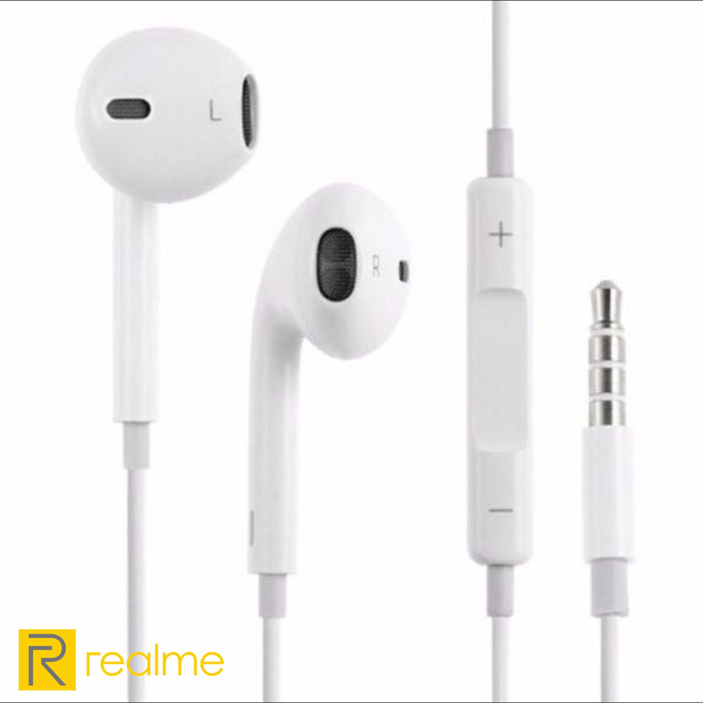 หูฟัง-สมอลทอล์ค-realme-aux-3-5mm-เรียลมี-รูปทรงสวมใส่สบาย-เสียงดี-เบสนุ่ม-เล่น-หยุดเพลง-เพิ่ม-ลดระดับเสียง-gt-neo2