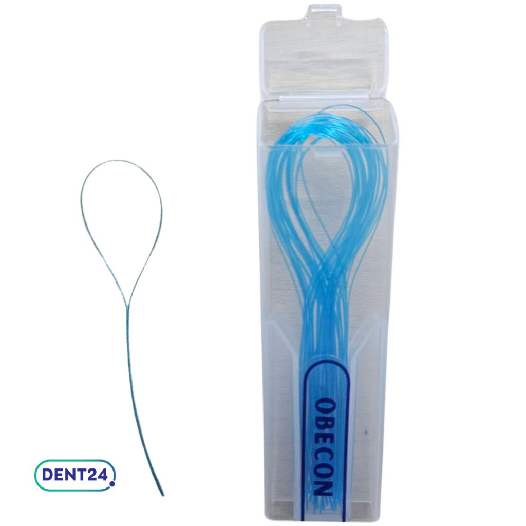 obecon-floss-threader-ห่วงร้อยไหมขัดฟัน-ตัวร้อยไหม-แพค-35-เส้น-พร้อมกล่องใส่