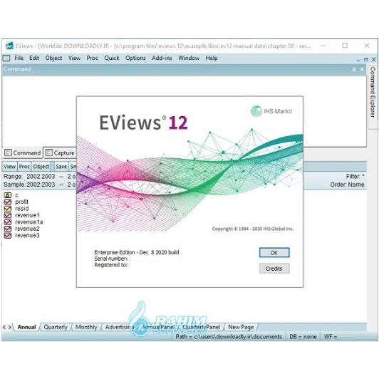 eviews-12-enterprise-edition-windows-โปรแกรมที่ออกแบบมาสำหรับ-งานทางสถิติ-เศรษฐศาสตร์