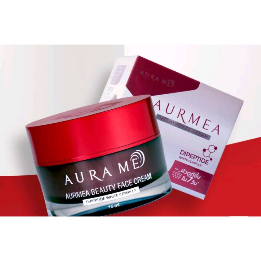 ครีมเคลียร์ฝ้า-aura-me-aurmea-beauty-face-cream-dipeptide-15-ml