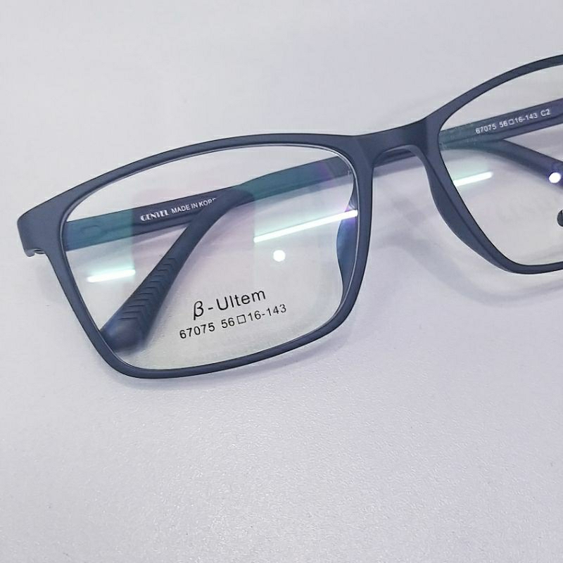 แว่นตา-กรอบแว่นตา-67075-b-uitem-กรอบแว่นยืดหยุ่นสูง-น้ำหนักเบา-ดีไซค์ทันสมัย-กรอบสำหรับตัดเลนส์-รับตัดเลนส์