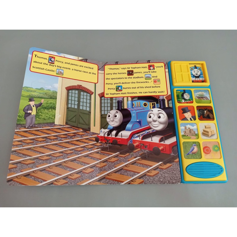 thomas-amp-friends-railway-race-day-หนังสือboardbookมือสอง