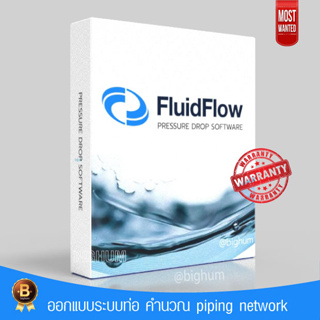 Fluid Flow Piping Sytems V.3.52 | windows Software |  ออกแบบระบบท่อ คำนวณแรงดัน