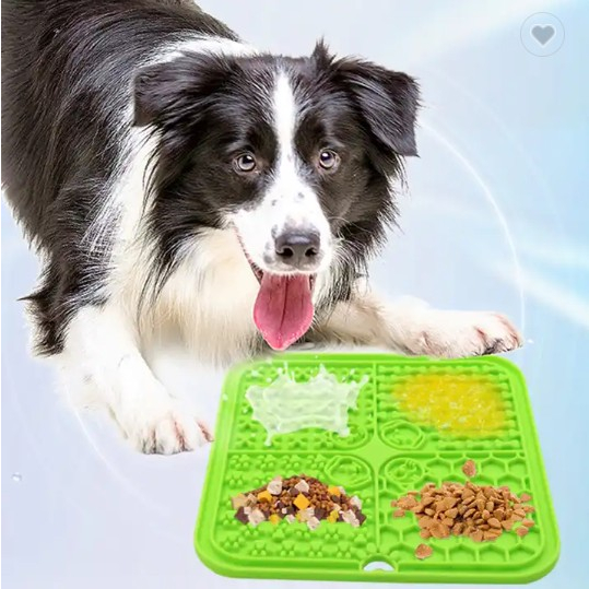 ซิลิโคนเลียสัตว์เลี้ยงสุนัข-lick-pad-bath-เนยถั่วลิสงกินช้าเลีย-feeder-แมว-lickmat-ให้อาหารสุนัขเลีย-mat