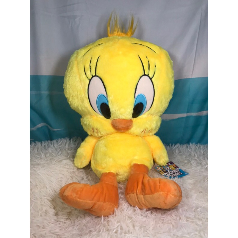 tweety-looney-tunes-big-plush-ตุ๊กตา-ทวิสตี้-ขนาด-ใหญ่-ลิขสิทธิ์แท้-จากญี่ปุ่น