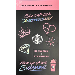 [พร้อมส่ง] Sticker Starbucks x Blackpink ของแท้จากชอปไทยค่ะ