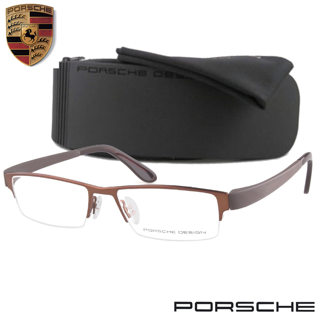 porsche-design-แว่นตา-รุ่น-p-9018-c-3-สีน้ำตาล-ทรงสปอร์ต-วัสดุ-stainless-steel-กรอบแว่นตา