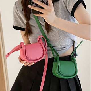 TAIDU กระเป๋า Messenger ขนาดเล็กของผู้หญิง Y2K กระเป๋าสไตล์เกาหลี Ins กระเป๋า Saddle Bag วัสดุหนัง PU สุดอินเทรนด์