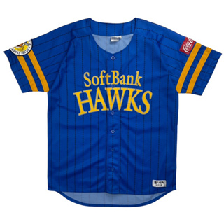 เสื้อเบสบอล SoftBankHAWKS Size S-L