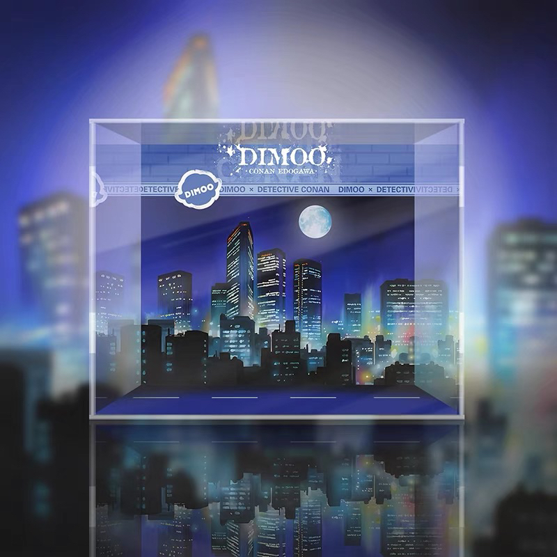 [สั่งผลิต] กล่องอะคลิลิคสกรีนลาย POPMART x Dimoo Conan | Shopee Thailand