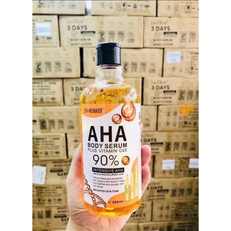 aha-body-serum-whiteningเซรั่มทาตัวขาวผลัดเซลล์ผิวที่ตายเผยผิวใหม่ขาวใสขึ้น80-ขนาด500ml