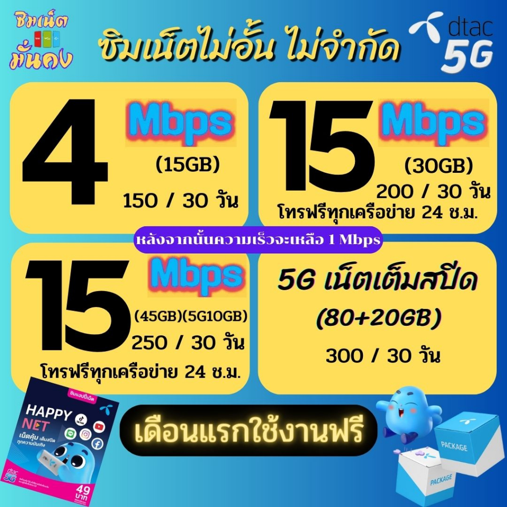 ใช้ฟรีเดือนแรก-ซิมเทพ-dtac-เน็ตความเร็ว-4-30-mbps-ไม่จำกัด-โทรฟรีทุกเครือข่าย-wifi