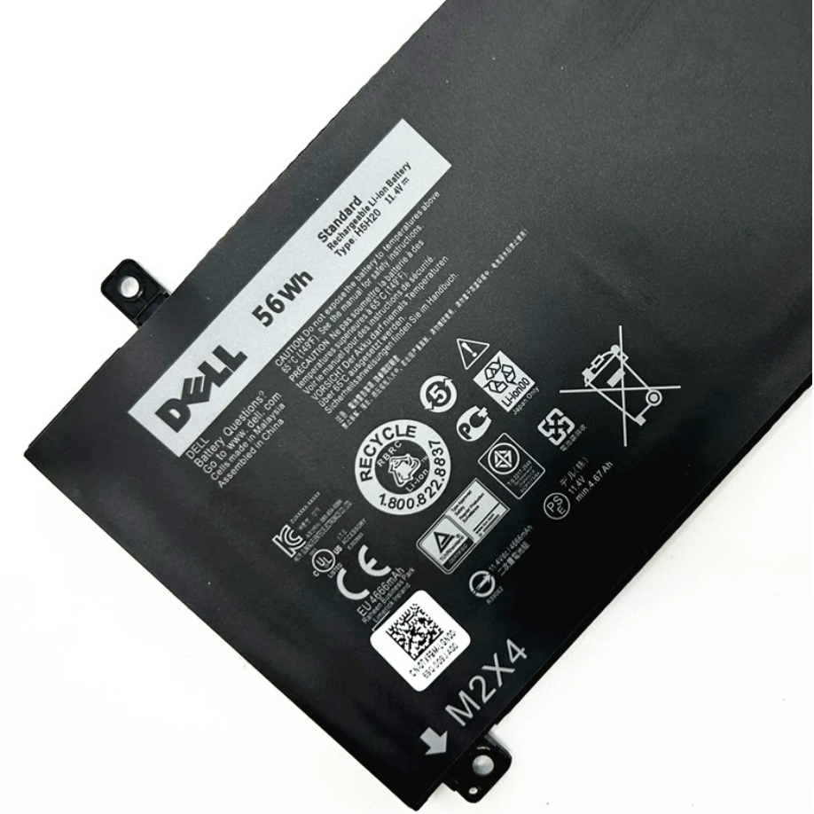 dell-m5510-m5520-m5530-xps15-9550-9560-h5h20-แบตเตอรี่แล็ปท็อป