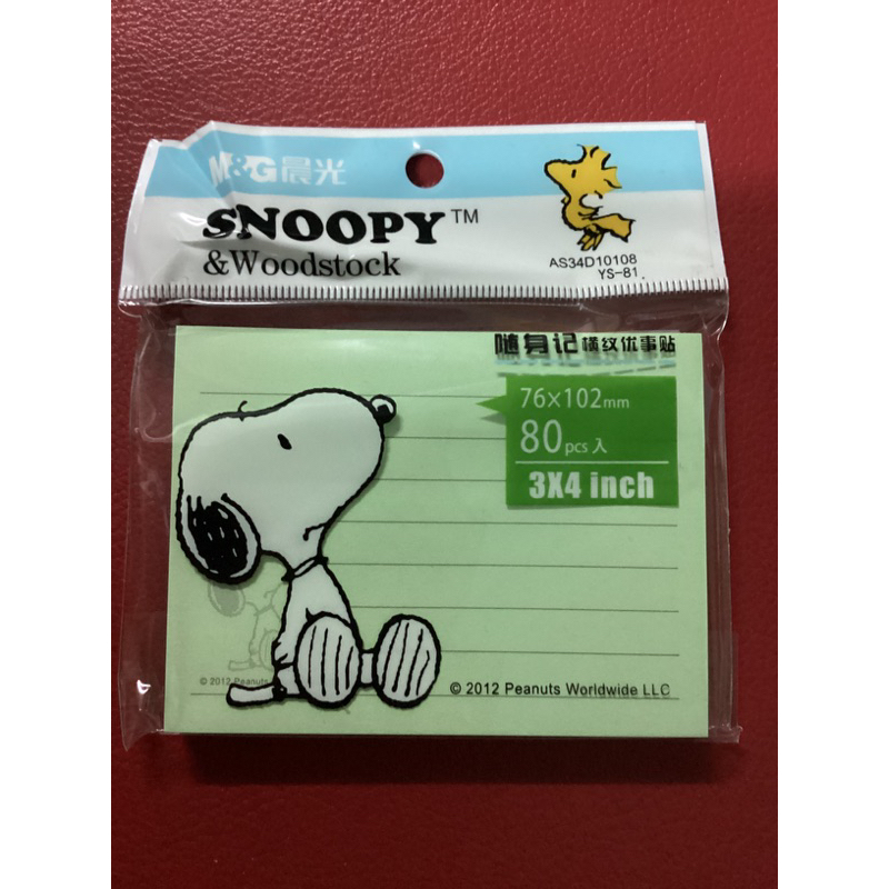 Post it Sticky Note ลาย snoopy กระดาษโน้ต แบบมีกาว ขนาด 3x4 และ 3x3 ...