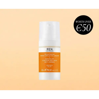 REN Clean Skincare Radiance Brightening Dark Circle Eye Cream 15ml (New with Box)