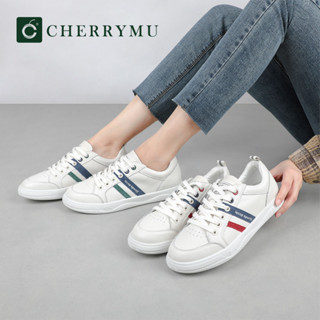 CHERRYMU รุ่น CM56 รองเท้าหนังแท้ Lecop sneakers