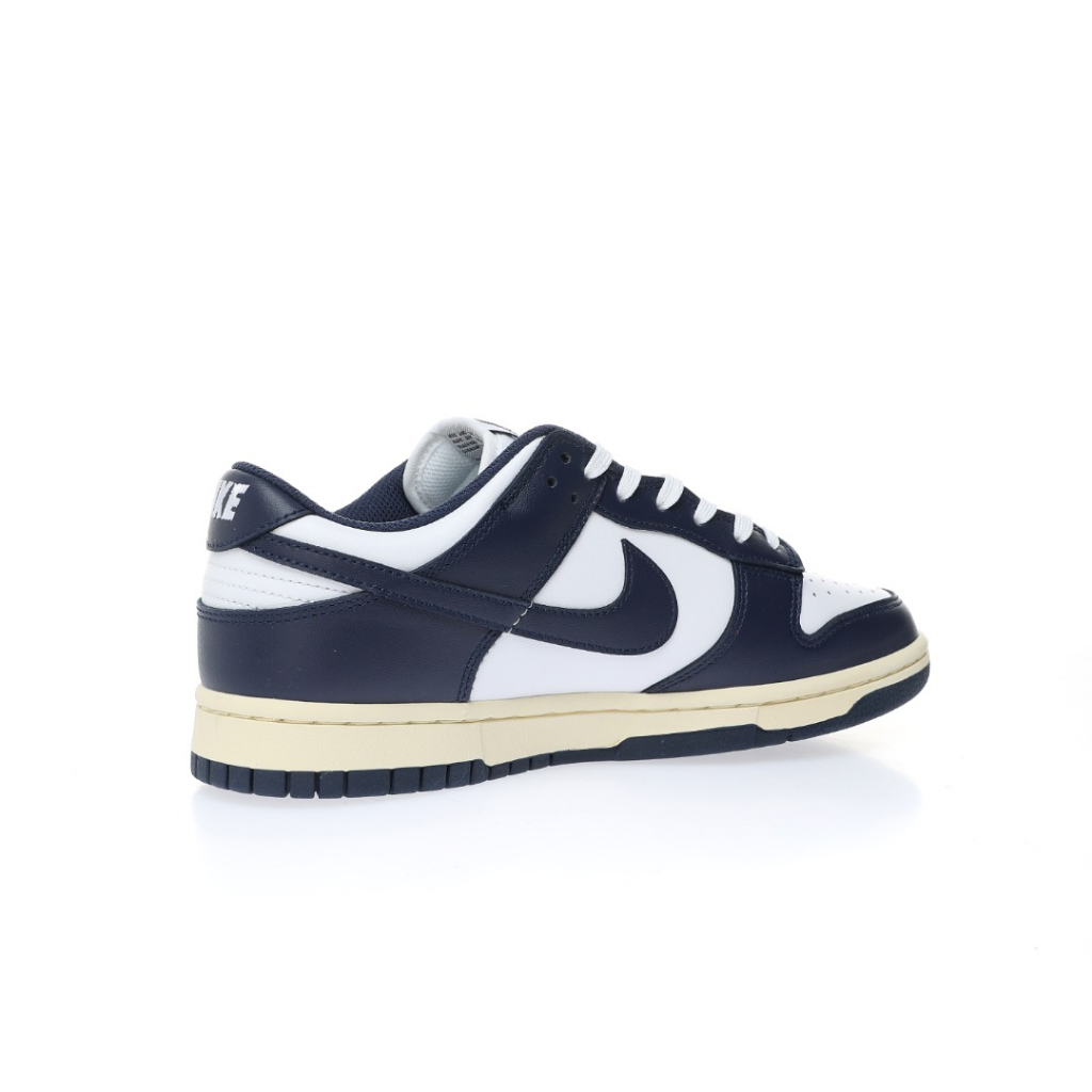 nike-sb-dunk-low-vintage-navy-low-top-รองเท้าผ้าใบลำลองรองเท้าสเก็ตบอร์ด