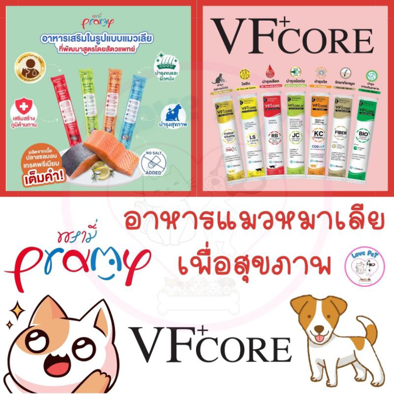vfcore-pramy-ขนมแมวเลียสูตรบำรุงสุขภาพ