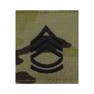 ❌️USA❌️ E-7 Sergeant First Class MultiCam (OCP) RANK ติดตีนตุ๊กแก