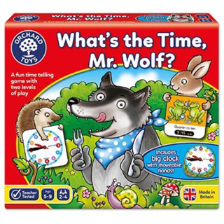 ORCHARD TOYS, What’s the Time, Mr.Wolf? บอร์ดเกมส์เด็ก สอนเรื่องเวลา ทั้งตัวเลขและเข็ม ลิขสิทธิ์แท้อังกฤษ  5-9 ปี🇬🇧💯