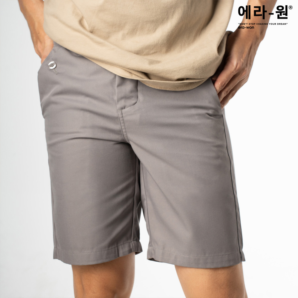 era-won-กางเกงขาสั้น-รุ่น-japanese-vintage-shorts-สี-grey-sheet