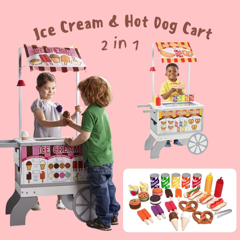 รถขายไอติม-ขายฮอทดอก-melissa-amp-doug-ice-cream-hot-dog-food-cart