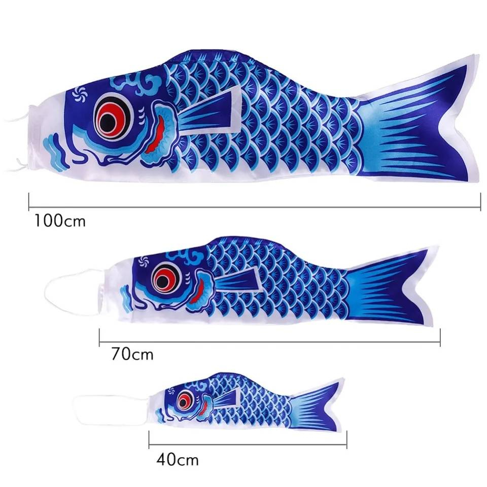 ธงตงแต่ง-เพื่อความสิริมงคล-ธงปลาคราปญี่ปุ่น-40-70-100cm